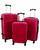 Sada 3 cestovných škrupinových kufrov HC760 (pink)