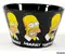 500 ml Keramická miska Homer Last Perfect Man (čierna)