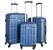 3-dielna Sada cestovných kufrov (modrá)
