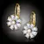 Náušnice Brillance Marquise Gold