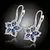 Náušnice Brillance Flower Queen – Royal Blue