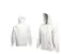 Fruit Of The Loom HOODED SWEAT white s kapucňou