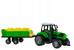Traktor s vlečkou pre deti 666-117A (zelený)