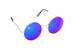 Bronzové slnečné okuliare Kašmir Lennon - sklá modro-zelená zrkadlové