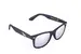 Čierne okuliare Kašmir Wayfarer W06 - sklé zrkadlové