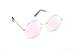 Bronzové okuliare Kašmír Lennon L02 - ružové zrkadlové sklá