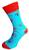 Bláznivé pánske ponožky Plameniak modrý