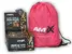 25 × 40 g Balenie proteínových tyčiniek Protein Nuts Crunchy + športové vrecko Amix (MIX 4 príchutí)