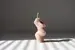 Dekoratívna sviečka v tvare ľudského tela "Pregnant woman" (béžová)