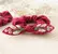 Dámska ľanová gumička s vyšívanou mašličkou "Scrunchie"