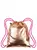 Športový ruksak LOQI Backpack "Metallic Rose Gold Pink"