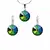 Swarovski set v tvare Rivoli