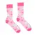Veselé ponožky Hesty Socks "Ružové mačičky"