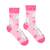Detské veselé ponožky Hesty Socks "Ružové mačičky"