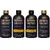 4-dielny SET organickej kozmetiky: 250 ml Šampón + 250 ml kondicionér + 250 ml sprchový gél + 250 ml telové mlieko "Med a vanilka"