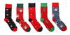5-dielny SET Vianočných ponožiek (soby)
