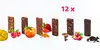 12 x 45 g Ovocné tyčinky bez obalu Pink Onion (malina/jahoda/ríbezľa/mango/kakao/broskyňa s rakytníkom)