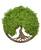 Machový obraz Oak "Strom života" (tmavohnedá)