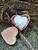 10 g Ručne vyrobené srdcové mydlo s nápisom 10351 "I love you" (biela)