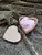 10 g Ručne vyrobené srdcové mydlo s nápisom 10351 "I love you" (ružová)