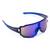 Čierne okuliare Kašmir Sport Mountain SM02 - sklá modré zrkadlové