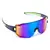 Čierne okuliare Kašmir Sport Mountain SM03 - sklá modro-zelené zrkadlové