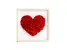 Machový obraz na stenu "Moss Heart Red"