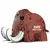 Farebné 3D puzzle z ekologicky hrubého kartónu "Mamut"