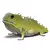 Farebné 3D puzzle z ekologicky hrubého kartónu "Chameleón"