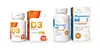 2-dielny Balíček výživových doplnkov "Vitamín Magnesium B6 48 mg + calcium 150 mg / Vitamín D3 2000 IU"
