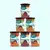 6 x 350 g Fermentovaný MIX I - repa, kimchi pálive, kimchi nepálivé (2100 g)