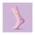 Zdravotné ponožky s glitter ozdôbkou Karpathia "Kvet"