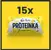15 x 65 g Balenie proteínových tyčiniek značky "Ryska Proteínka"