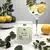 180 g Handmade sójová sviečka s dreveným knôtom "Gin & tonic"